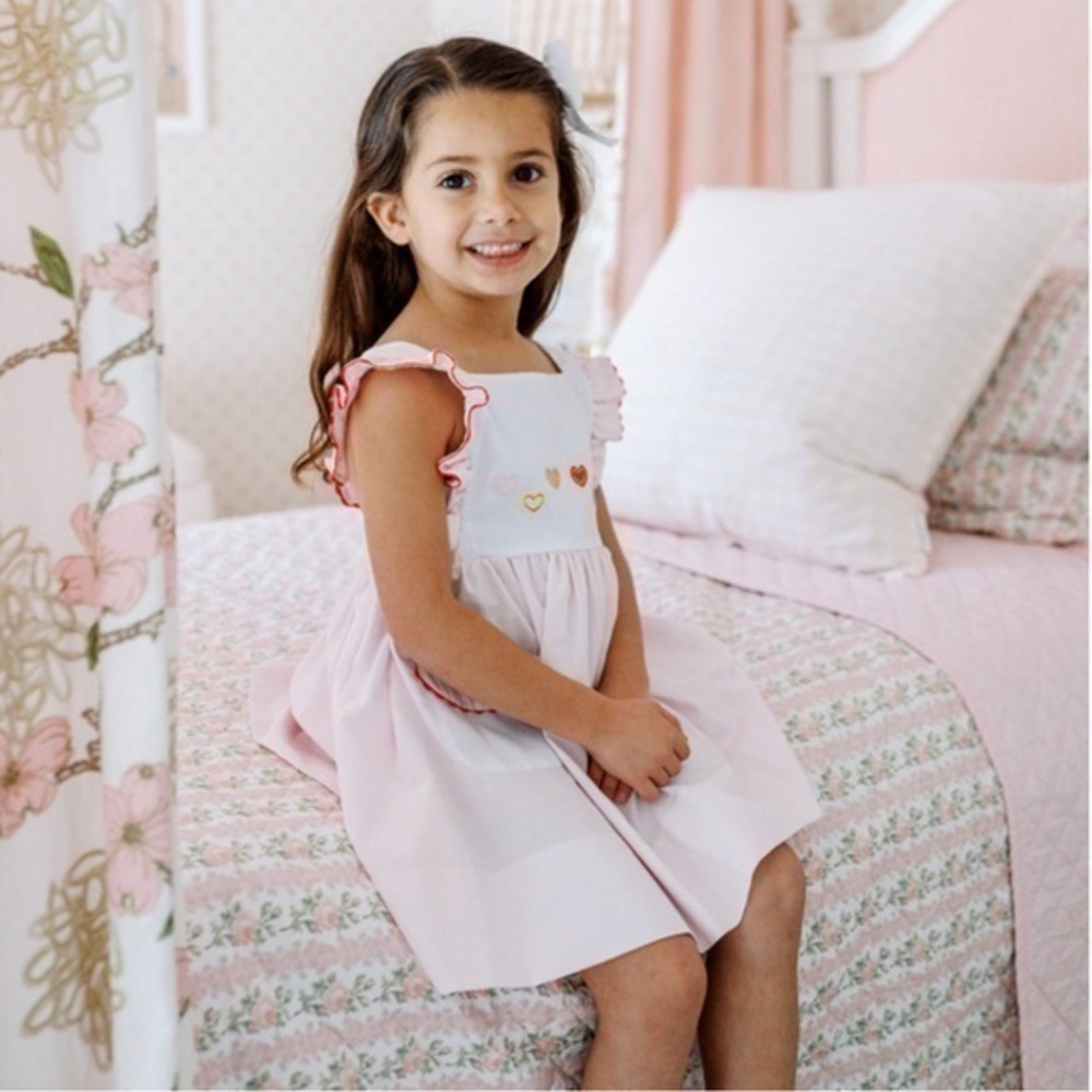 The Proper Peony Heart Dress Size 7